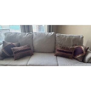 4 Vintage CROSCILL USA Throw Pillows Dunhill Dover Set Of 4 (2) 13x18 (2) 16x16
